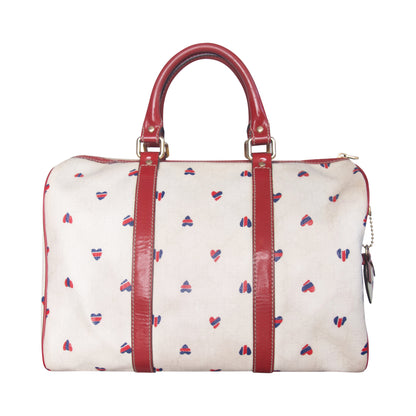Gucci Heart Print Boston Bag. FA : 276