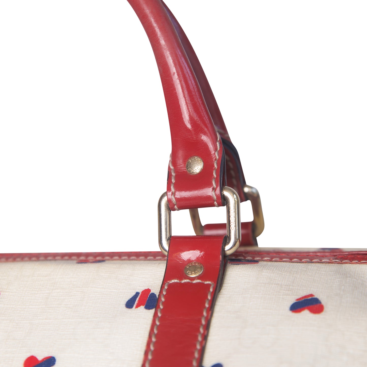 Gucci Heart Print Boston Bag. FA : 276