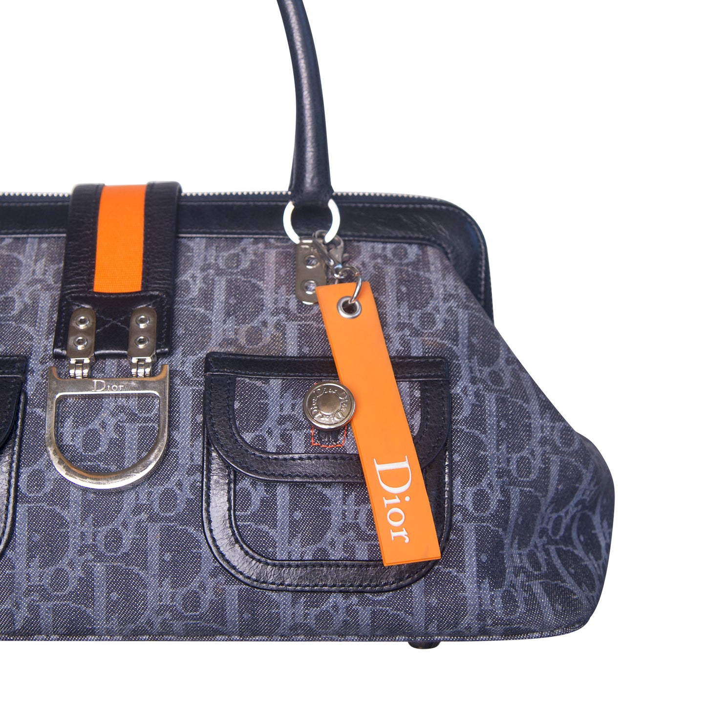 2005 Christian Dior Flight Frame Monogram Satchel