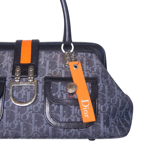 2005 Christian Dior Flight Frame Monogram Satchel