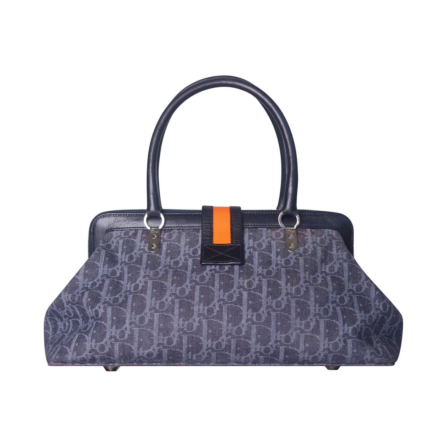 2005 Christian Dior Flight Frame Monogram Satchel