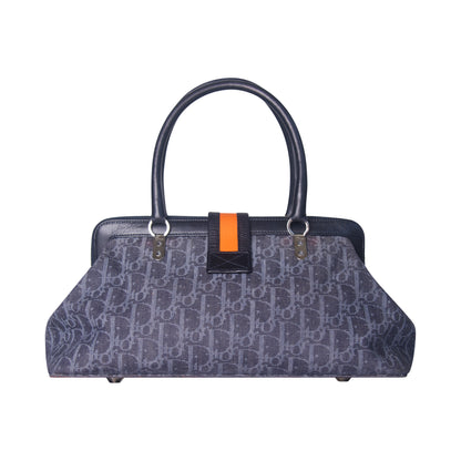 2005 Christian Dior Flight Frame Monogram Satchel
