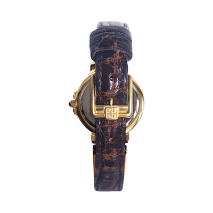 Givenchy Chenonceaux Model Brown Leather Strap Watch