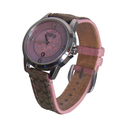 Coach Monogram 9.276.567 Canvas Strap Watch