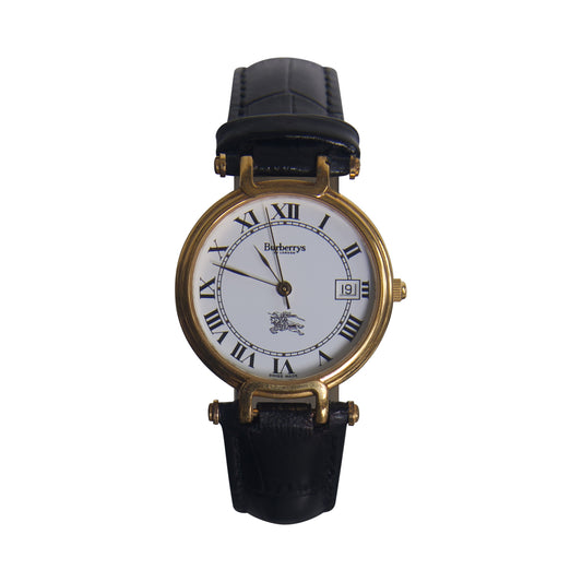 Burberry 26760 Black Leather Strap Watch