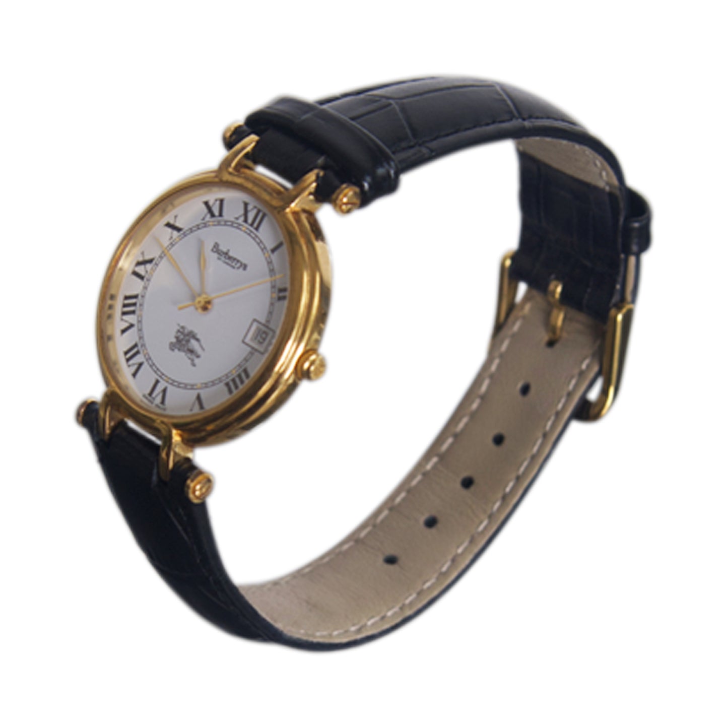 Burberry 26760 Black Leather Strap Watch