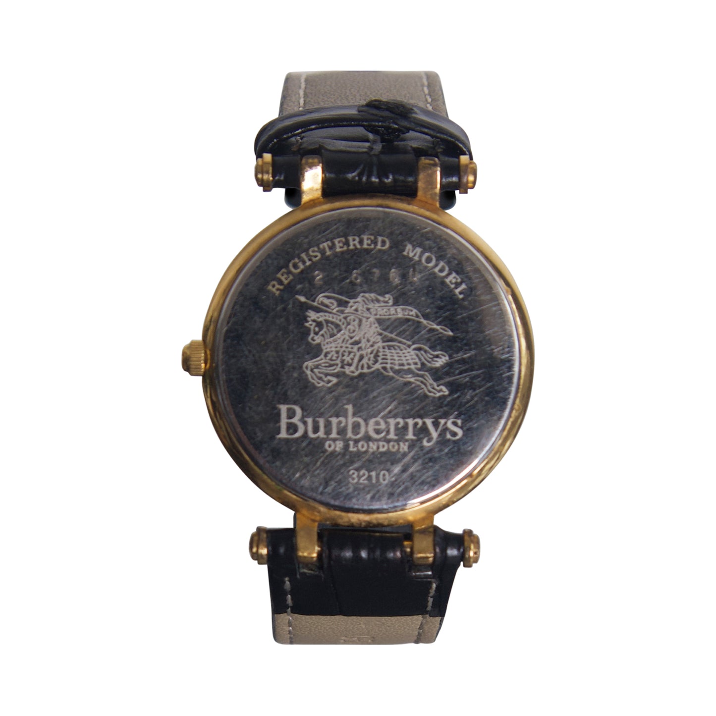 Burberry 26760 Black Leather Strap Watch