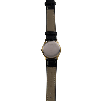 Christian Dior 45.122.2 Gold Croc Strap Watch