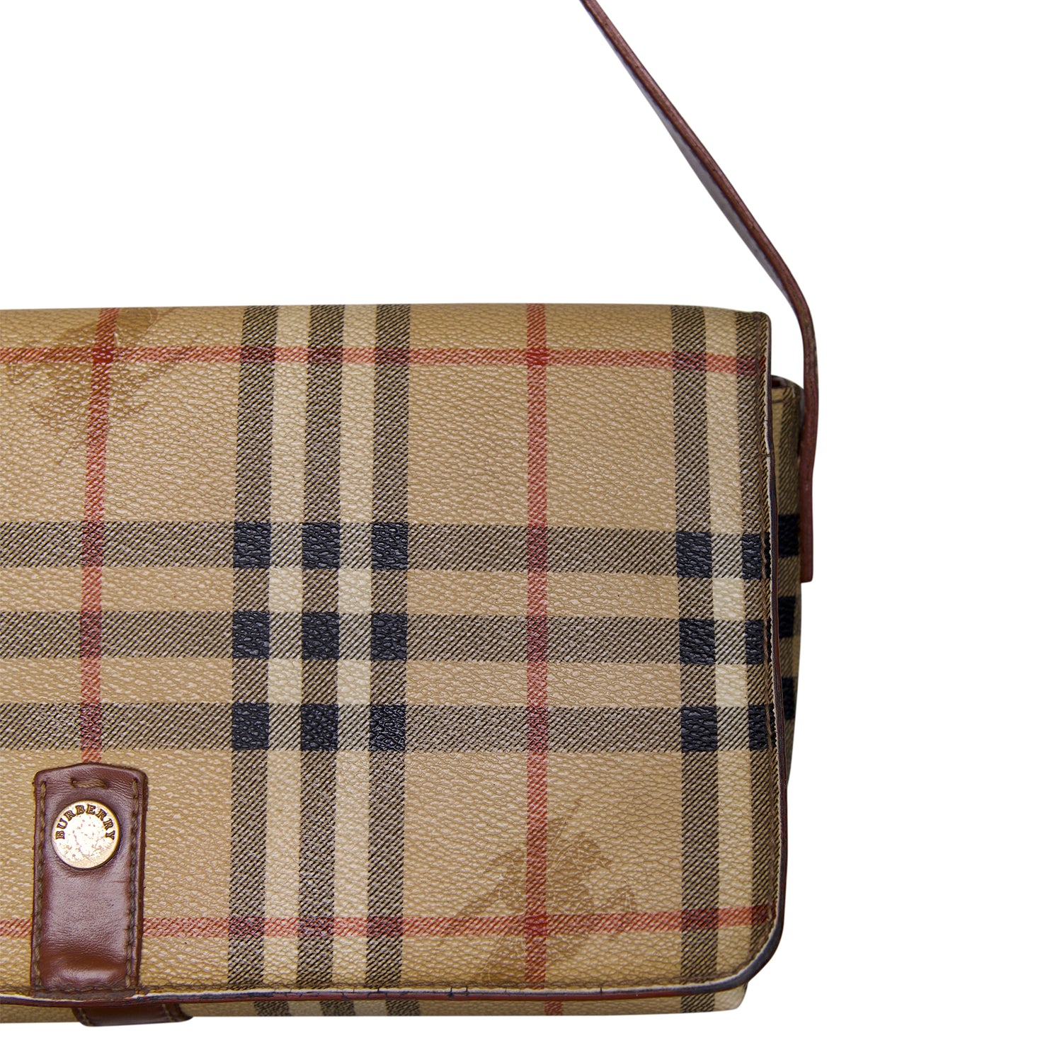 Burberry Nova Check PVC Shoulder Bag