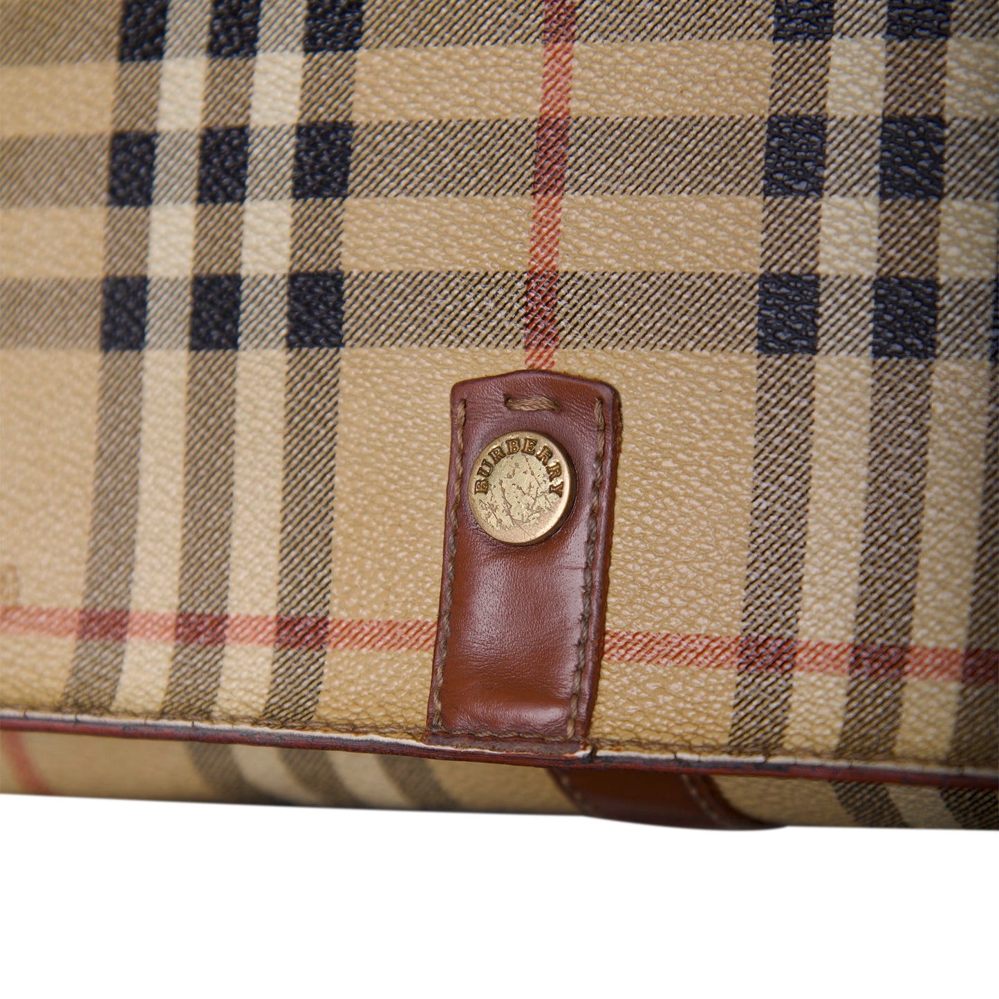 Burberry Nova Check PVC Shoulder Bag