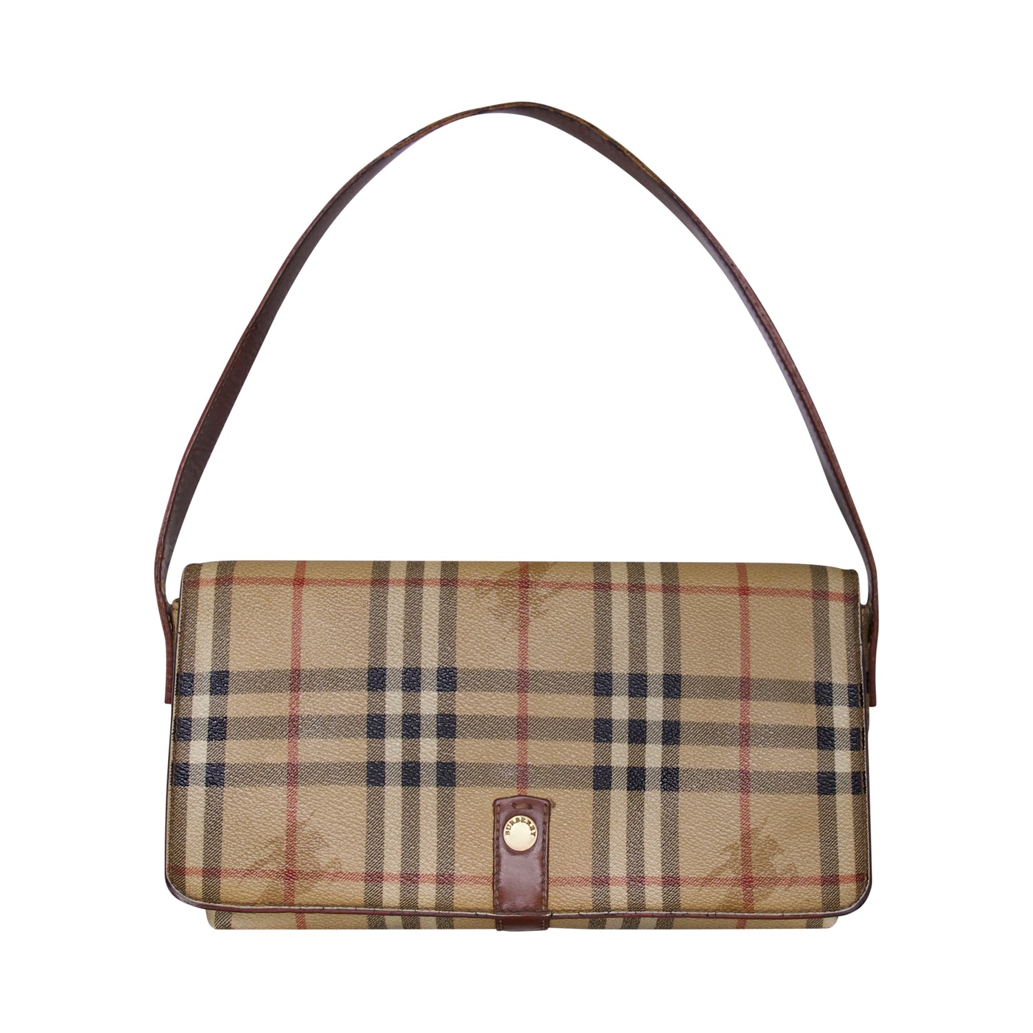 Burberry Nova Check PVC Shoulder Bag