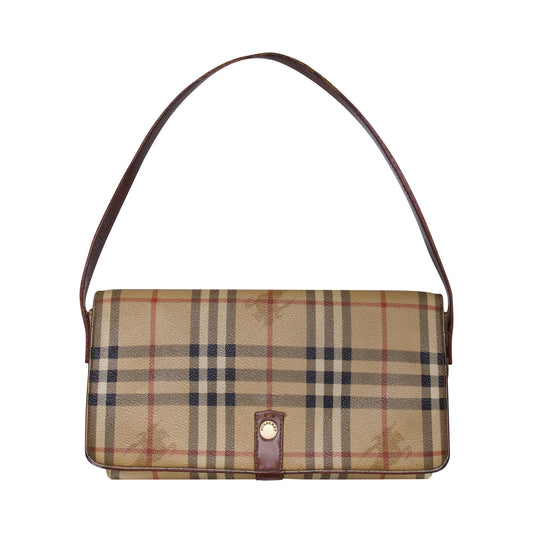 Burberry Nova Check PVC Shoulder Bag