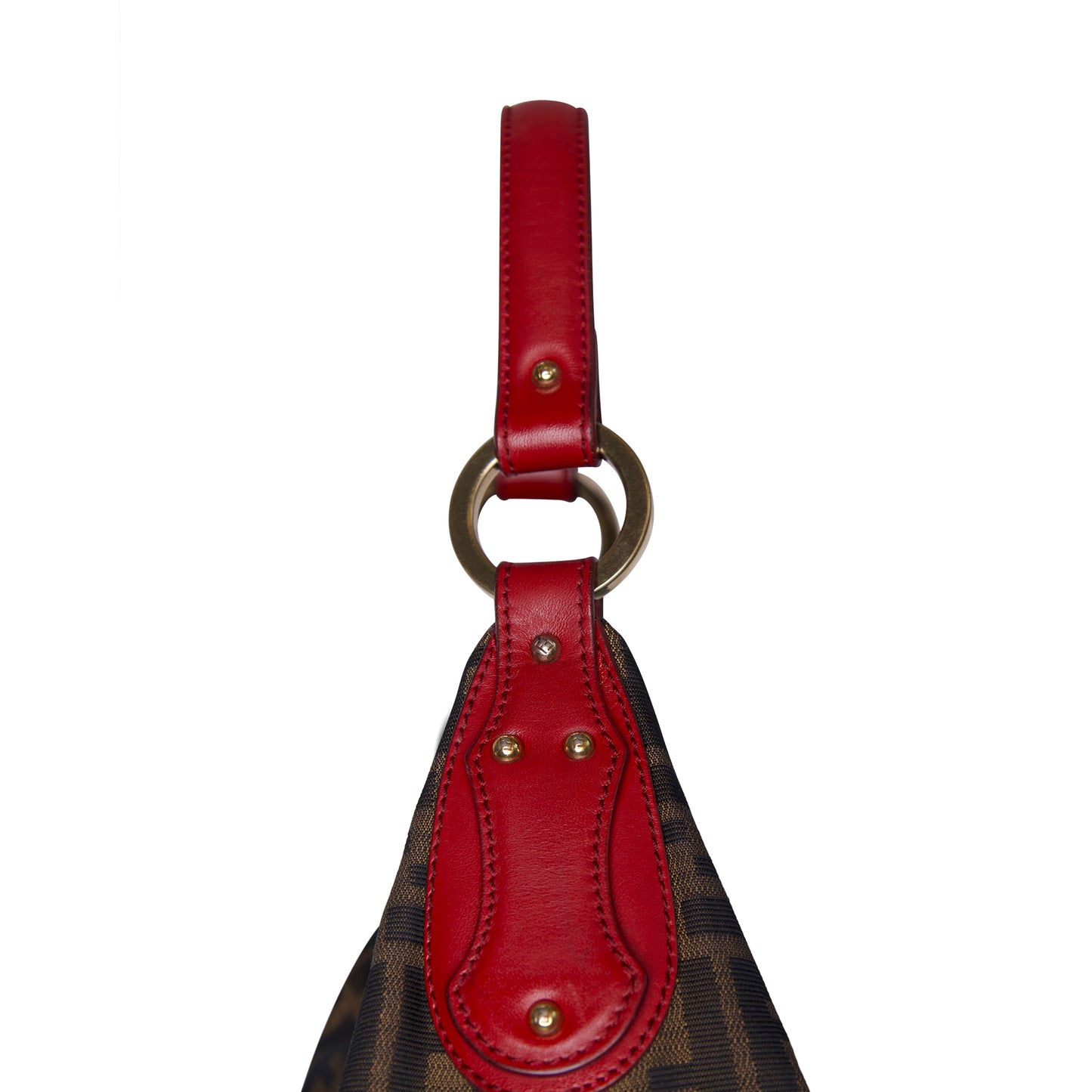 Fendi FF Zucca Canvas Chef Shoulder Bag