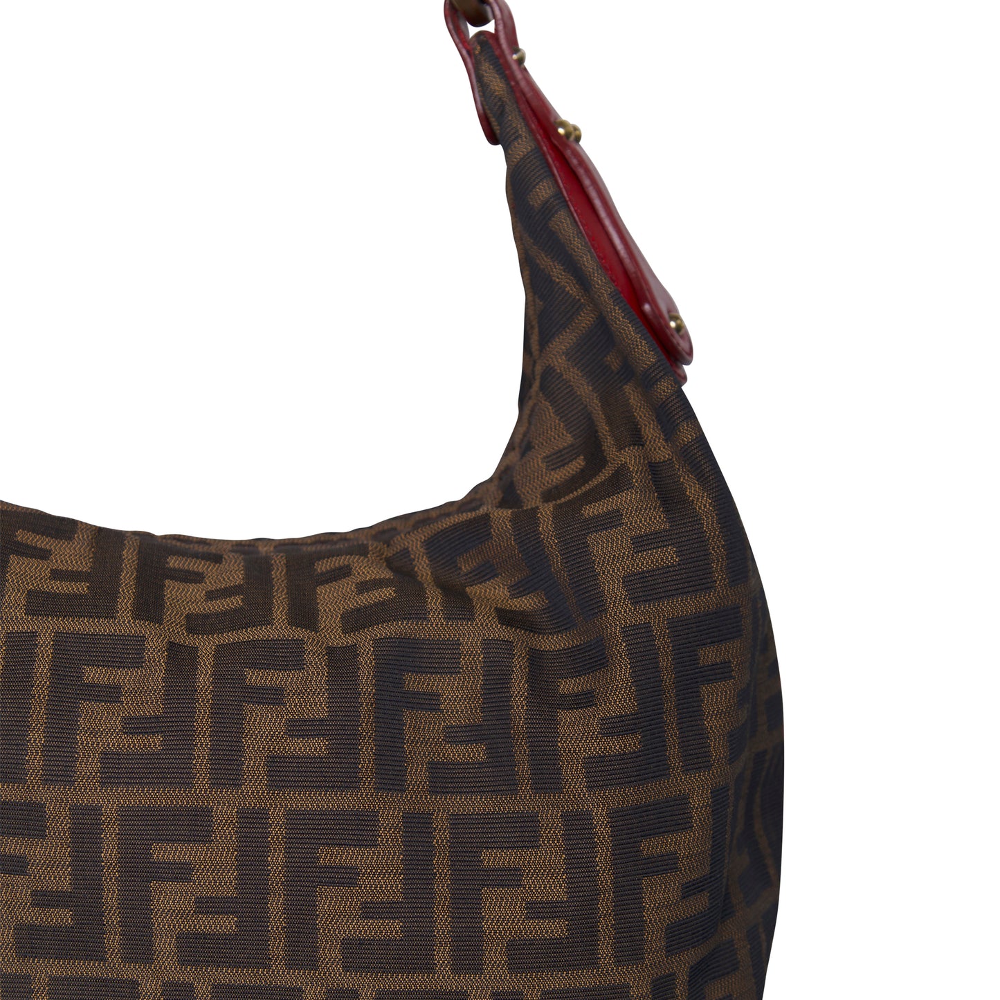 Fendi FF Zucca Canvas Chef Shoulder Bag