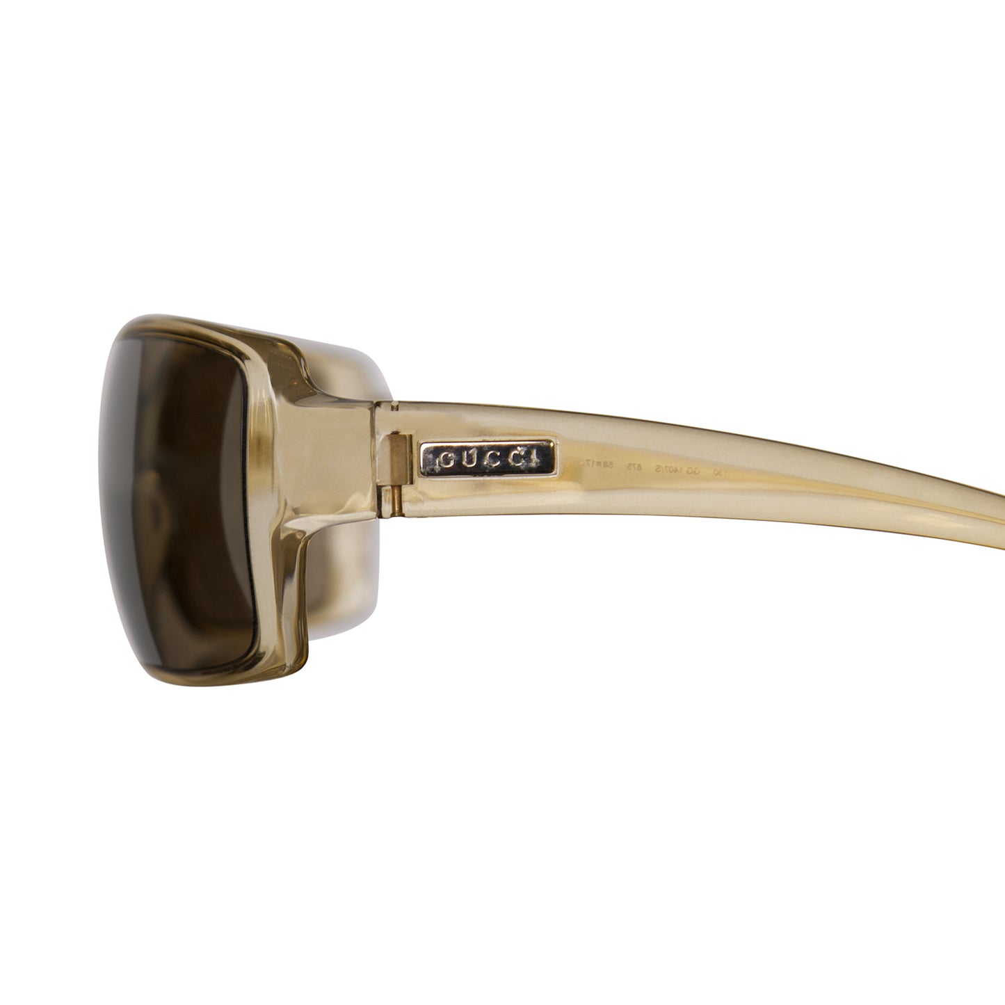 Gucci (GG1407/S) Clear Yellow Frame Sunglassess