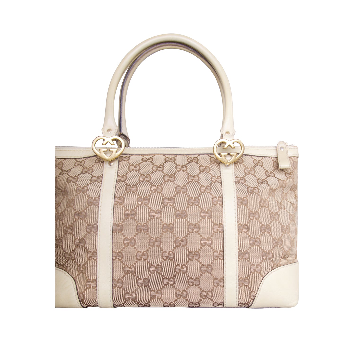 Gucci Lovely Heart Beige Tote Bag (257069)
