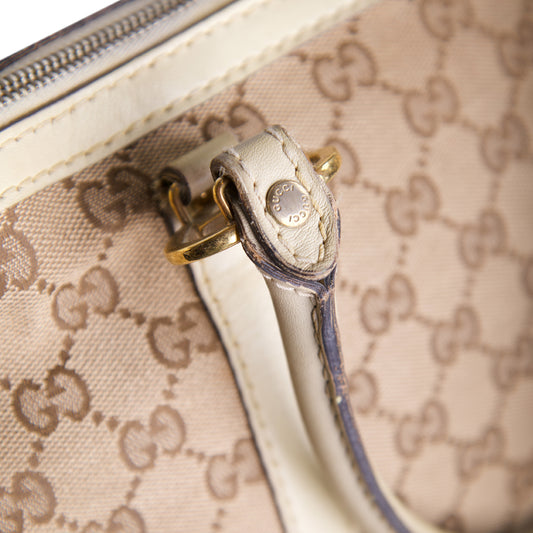 Gucci Lovely Heart Beige Tote Bag (257069)