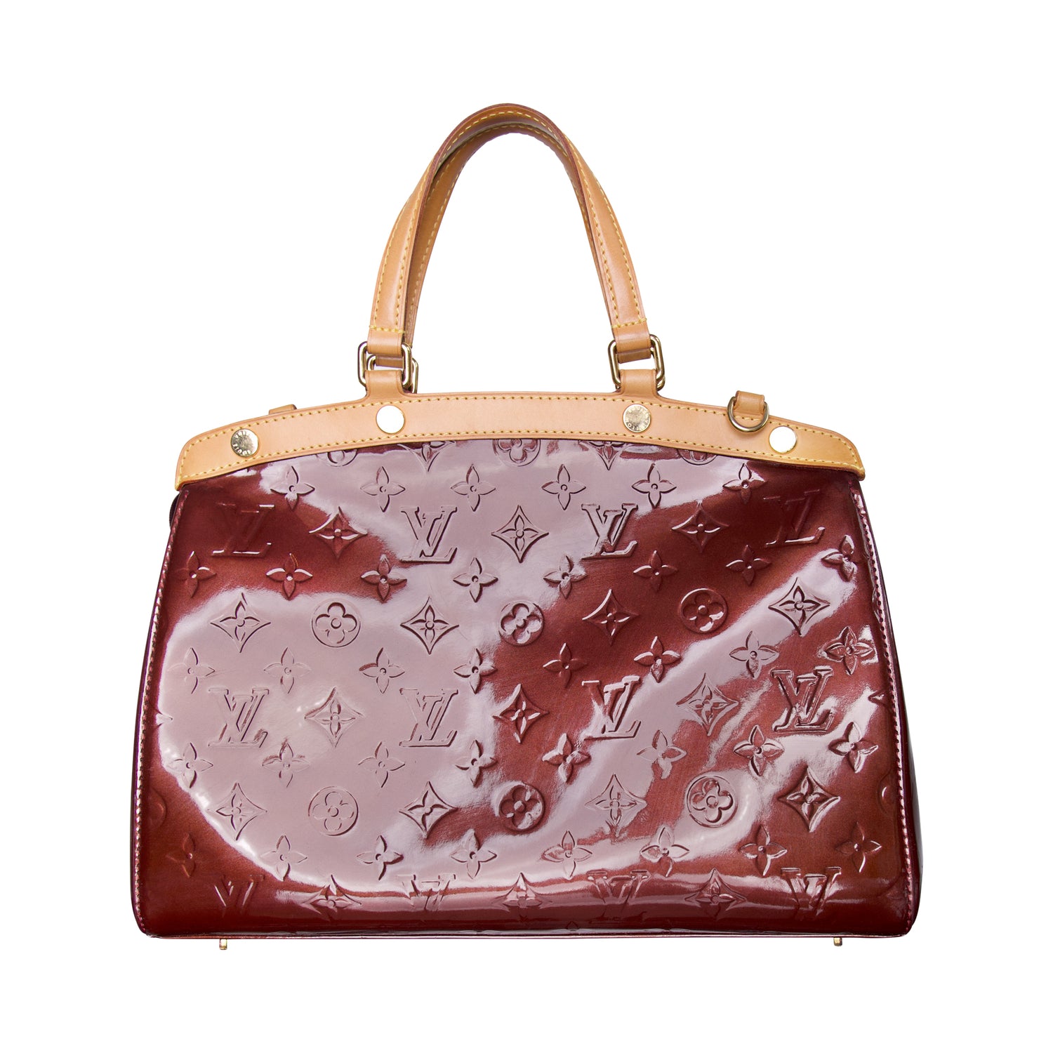 Louis Vuitton Monogram Embossed Bréa Leather Handbag (V11141)