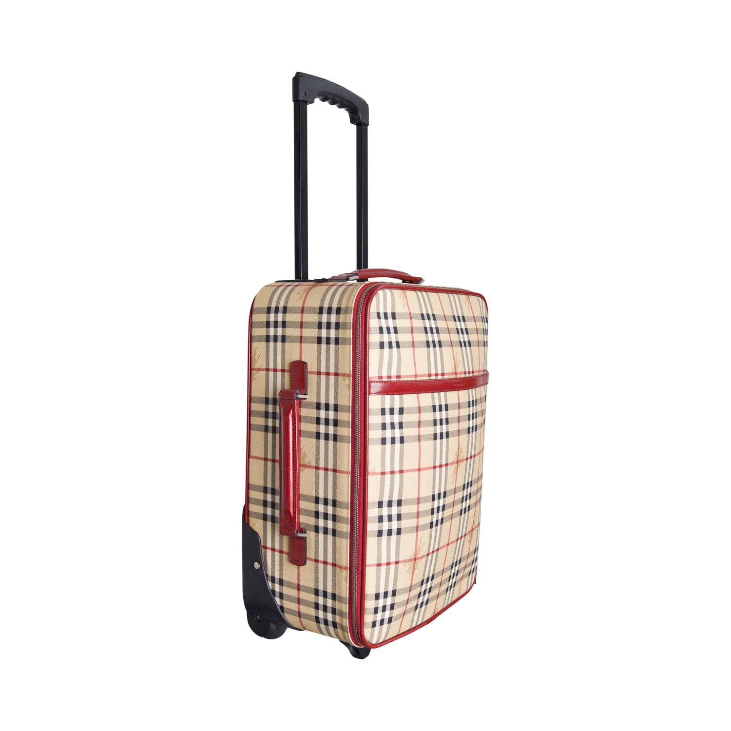 Burberry Horseferry Check Travel Suitcase (T-03-1)