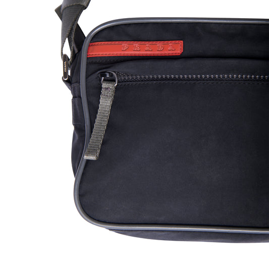 Prada Sport Black Multi Pocket Crossbody Bag