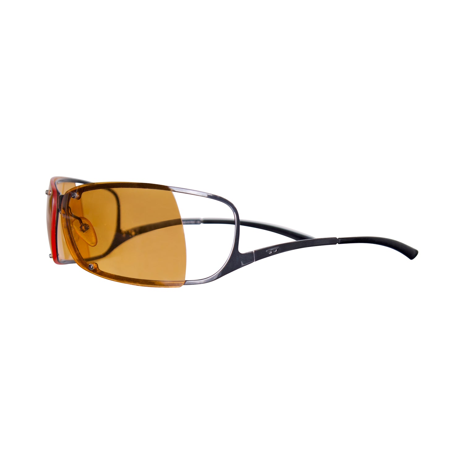 Diesel 05 2ZCHN Freeze Frame Orange Lense Sunglasses