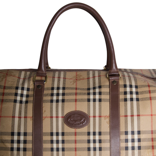 Burberry Nova Check Boston Travel Bag