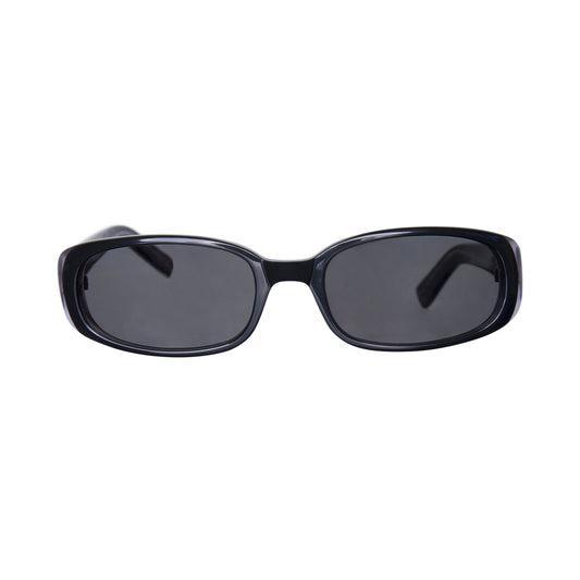 1998 Gucci Silver Monogram Black Frame Sunglasses