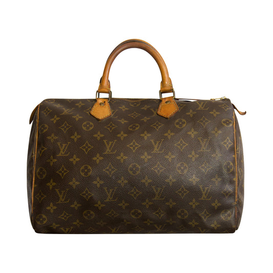 Y1986 Louis Vuitton Monogram Speedy 35