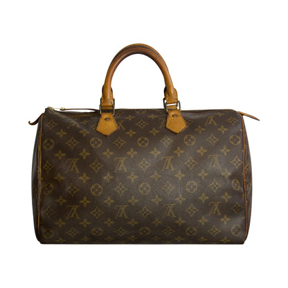 Y1986 Louis Vuitton Monogram Speedy 35