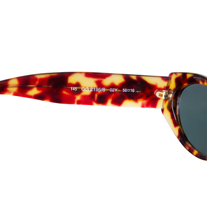 Gucci Tortishell Curved Sunglasses (GG2196/S) SC: 5782