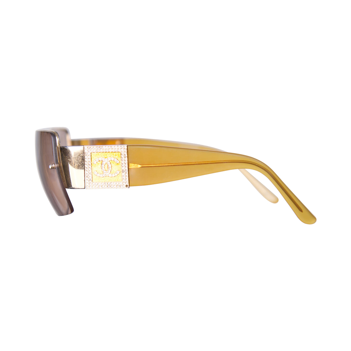 Chanel Rimless Tinted CC Embelished Sunglasses (4095-B  display picture 3