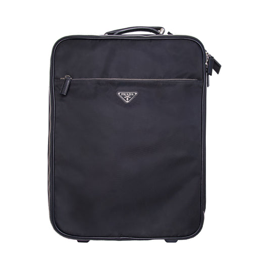 Prada Tessuto Nylon Plaque Logo Travel Case