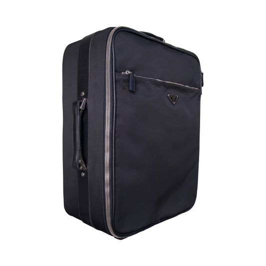 Prada Tessuto Nylon Plaque Logo Travel Case