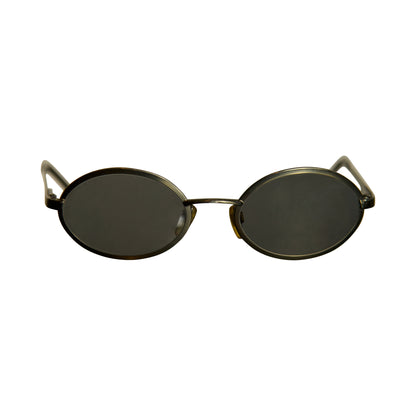 1990's Emporio Armani Wire Frame Frog-eye Sunglasses