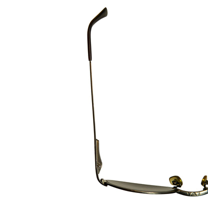 1990's Emporio Armani Wire Frame Frog-eye Sunglasses