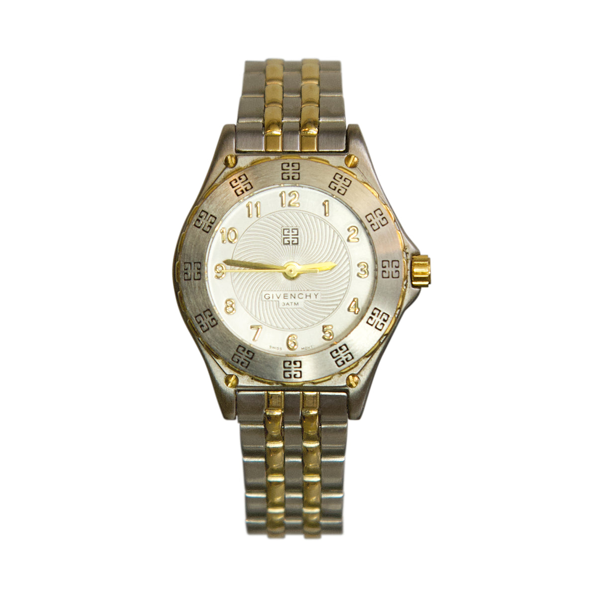 Vintage Givenchy Paris Watch Gold Tone Date at 6 Vintage Givenchy Paris Gold-Tone Bracelet Watch | Shop  main image 3
