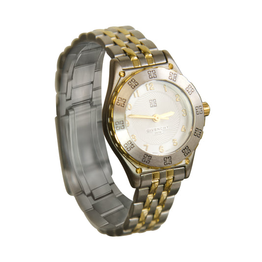 Givenchy Paris Two Tone Gold Quartz Watch DK.04.XVI