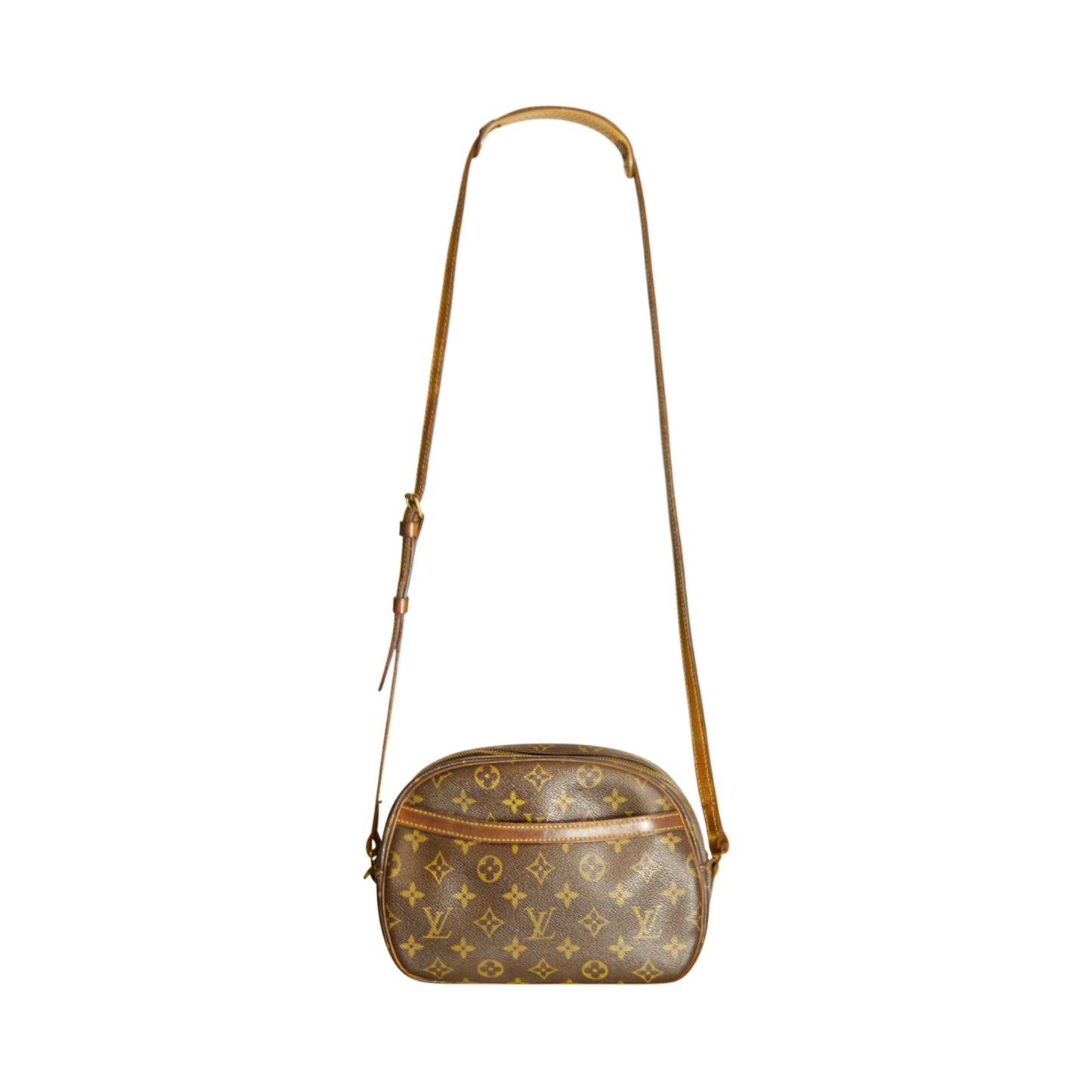 Y1999 Louis Vuitton Blois Leather Monogram Shoulder Bag