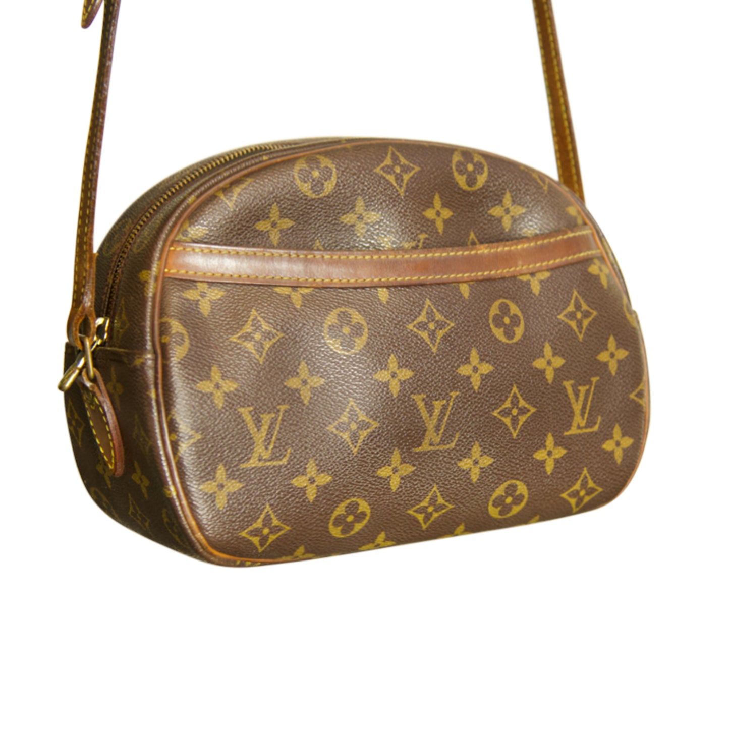 Y1999 Louis Vuitton Blois Leather Monogram Shoulder Bag