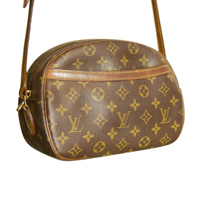 Y1999 Louis Vuitton Blois Leather Monogram Shoulder Bag