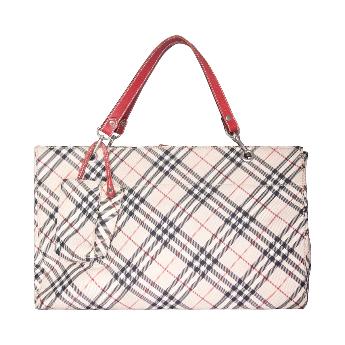 Burberry Nova Check Square Tote Bag