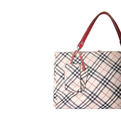 Burberry Nova Check Square Tote Bag