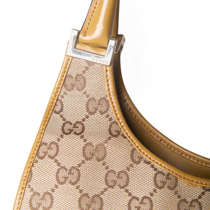 Gucci Jackie Brown Monogram Hand Bag