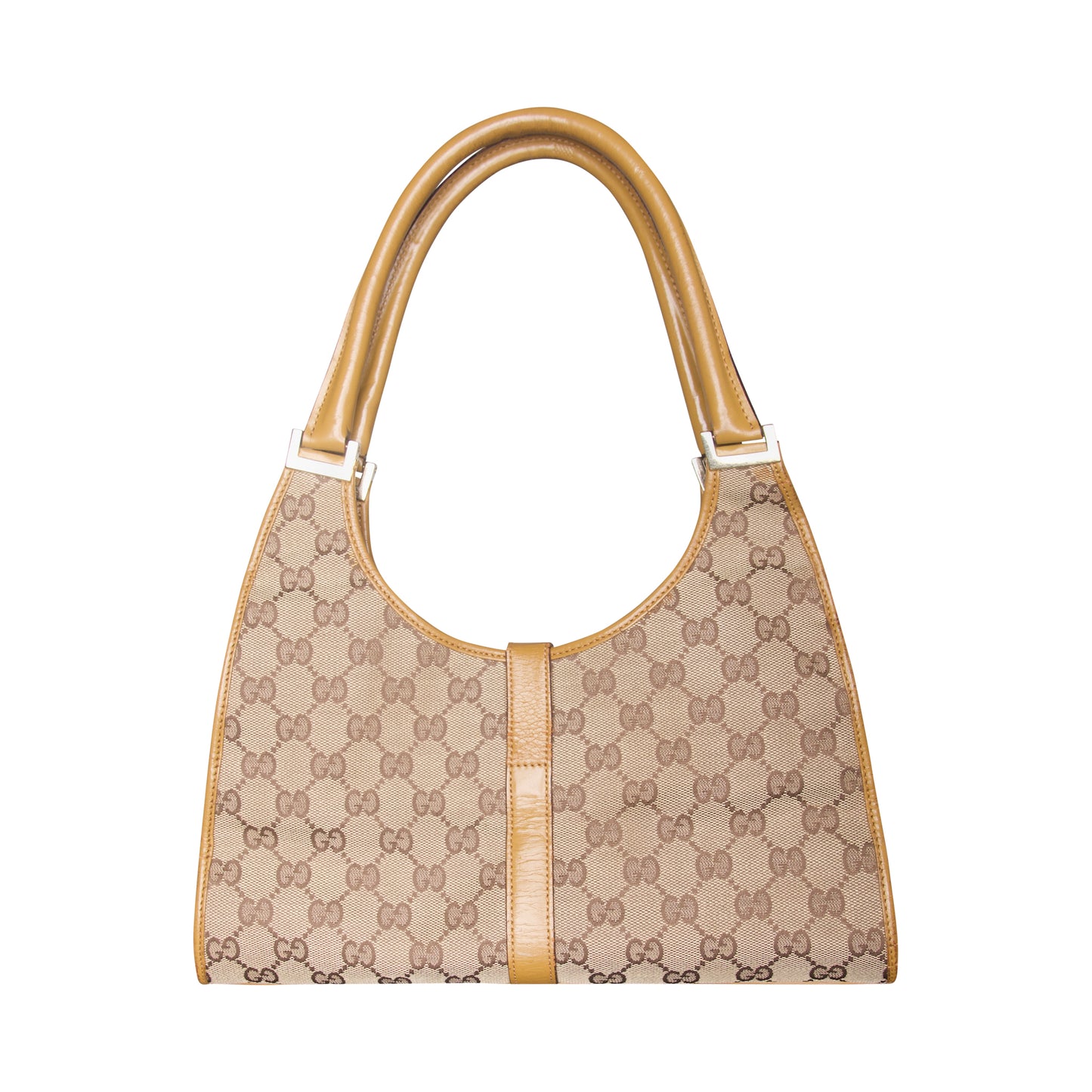 Gucci Jackie Brown Monogram Hand Bag