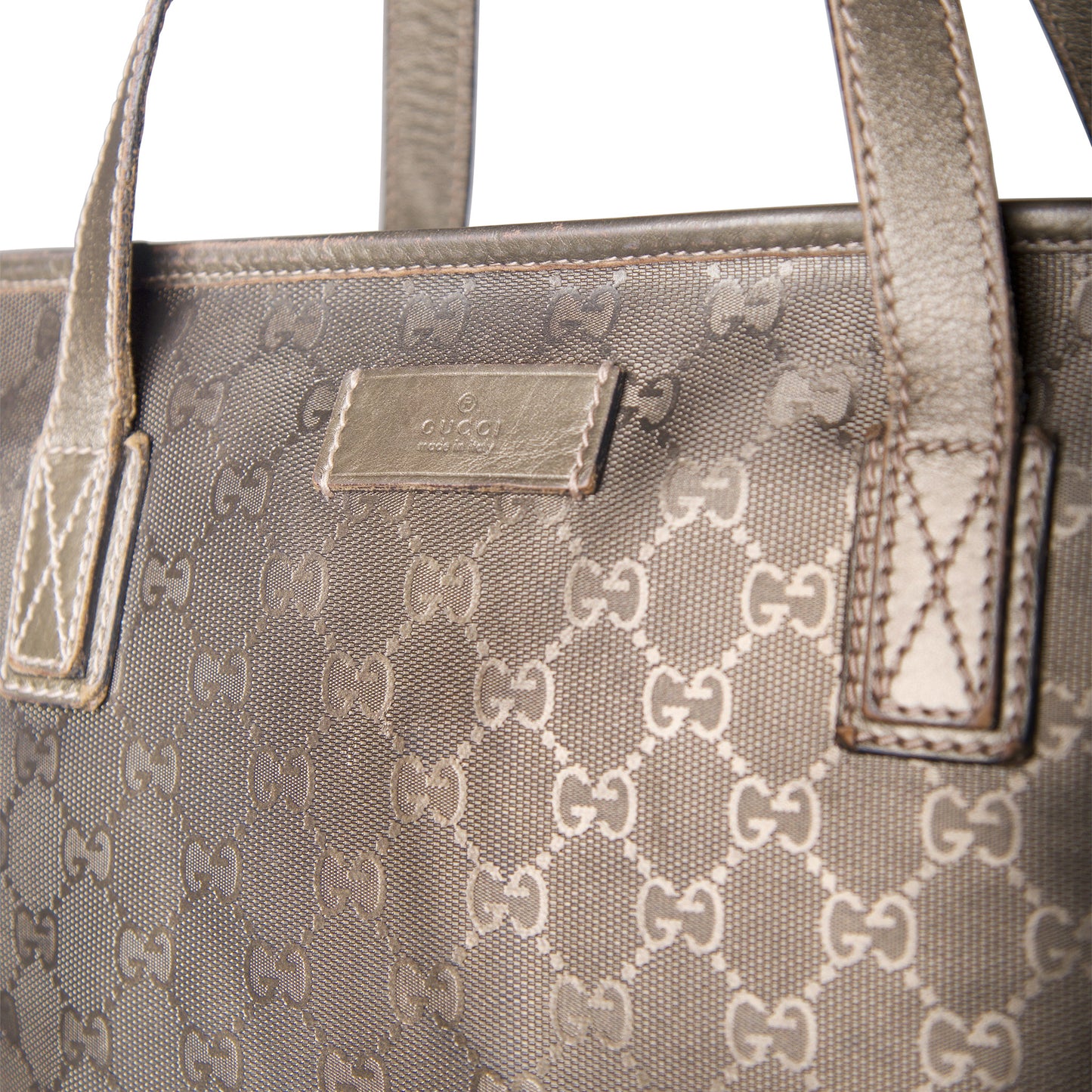 Gucci Monogram Imprime Tote Bag (MM325). FA:276