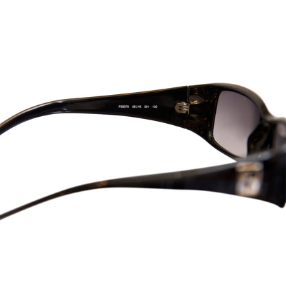 Fendi FS5093 Black Sheild Sunglasses