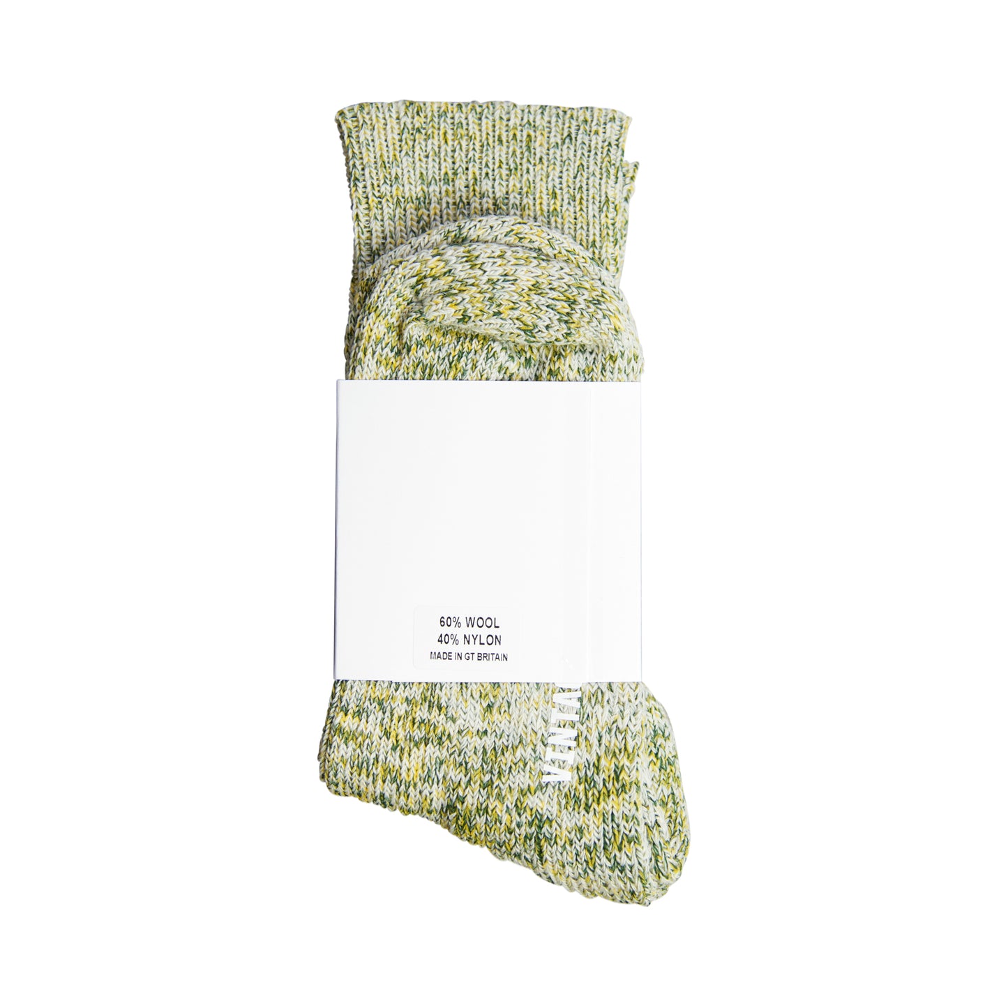 Vintage Threads Green Mixed Knit Socks