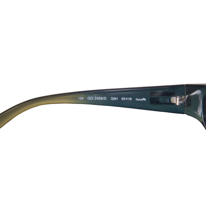 1990 Gucci Green Frame GG2456/S Sunglasses