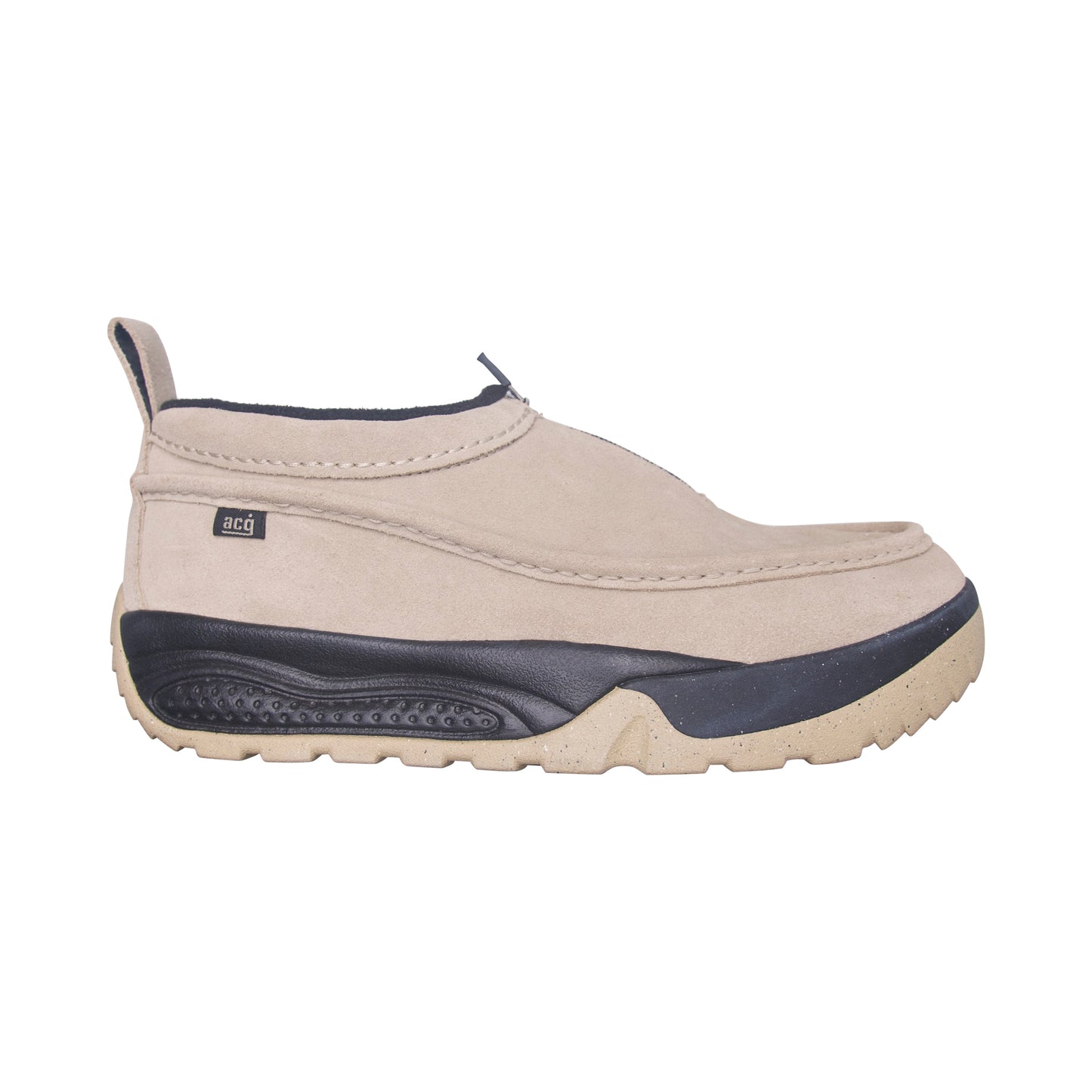 NIKE ACG Lazy Khaki Suede Platformed Sneakers
