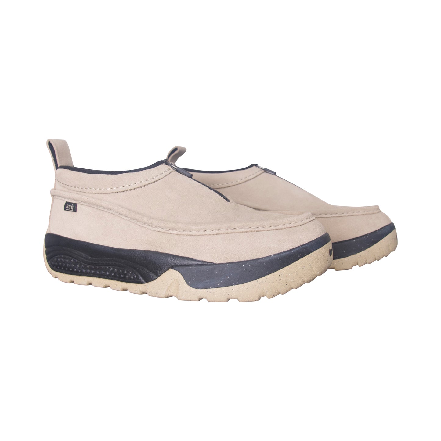 NIKE ACG Lazy Khaki Suede Platformed Sneakers